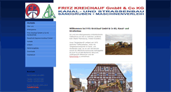 Desktop Screenshot of kreichauf-bau.de